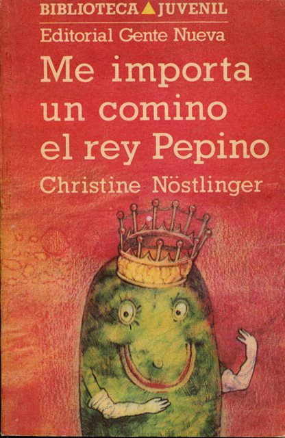 Cubierta de Manuel Tomás González para la edición cubana de 'Me importa un comino el rey Pepino', de Christine Nöstlinger (La Habana: Gente Nueva, 1989).